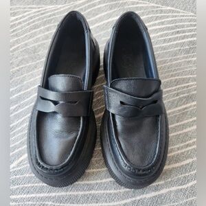 Floyd | Chunky Platform Loafers - Black
